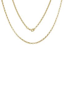Firetti Damen Collierkettchen "Schmuck Geschenk Gold 375 Halsschmuck Halskette Goldkette Ankerkette", 45, Gelbgold 375, L: 45cm B: 2,2mm, gold,