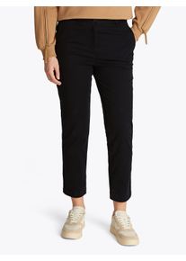 Tommy Hilfiger Damen Chinohose "CO STRETCH GMD SLIM CHINO", schwarz, klassisch, Gr. 40, unifarben, Web, Obermaterial: 98% Baumwolle, 2% Elasthan,