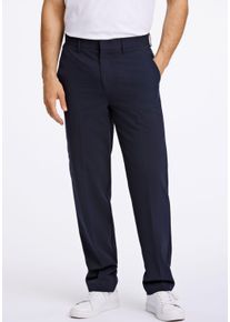 LINDBERGH Herren Chinos "LINDBERGH Klassische Hose", blau, Gr. L, Oberstoff: 35% Polyester (recycelte Fasern), 31% Viskose, 30% Polyester, 4%
