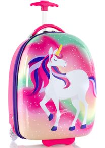 Heys Kinderkoffer "Einhorn rosa, 46 cm", pink, Polycarbonat-Verbundwerkstoff, mehrfarbig, festlich, Koffer, Heys x Joachim Llambi Kindertrolley