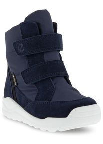 Ecco Kinder Snowboots "Winterstiefel URBAN MINI", Gr. 20, blau, Veloursleder, Textil, sportlich, Schuhe, Winterboots, Klettstiefel, Winterstiefel mit