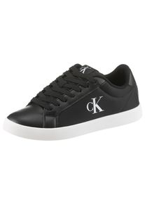 Damen Sneaker "3 CUPSOLE NY WN", Calvin Klein Jeans, Gr. 42, schwarz, Polyamid, Lederimitat, unifarben, klassisch, Schuhe, Schnürschuh,
