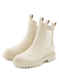 ELBSAND Damen Stiefelette, Gr. 41, beige, Obermaterial: 100% Rindsleder. Futter: 100% Synthetik. Decksohle: 100% Synthetik. Laufsohle: 100%