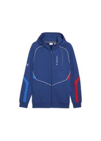 Puma Herren Sweatjacke "BMW M Motorsport Kapuzenjacke Herren", blau, Gr. XS, Obermaterial: 32% Polyester, 68% Baumwolle; Taschenfutter: 100%