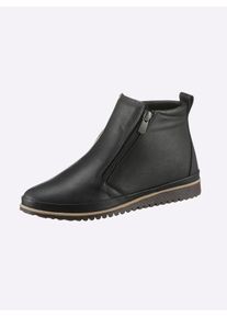 Andrea Conti Damen Stiefelette, Gr. 42, schwarz, Leder, Glattleder, Rindsleder, sportlich, Schuhe