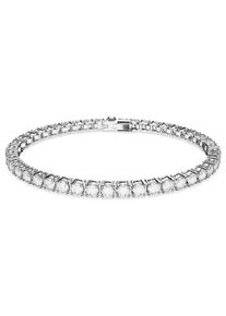 Swarovski Damen Tennisarmband "Matrix, 5648934, 5693927, 5648936, 5657665, 5648927, 5648930, 5657657", M, Metall, silber, Metall, Armbänder, mit