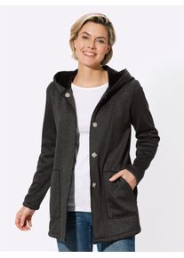 Classic Basics Damen Anorak, grau, Gr. 20, meliert, 97% Polyester, 3% Elasthan, Jacken