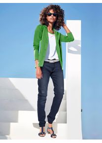 Heine Damen Jerseyblazer "Jersey-Blazer", grün, Gr. 48, 100% Baumwolle, Blazer