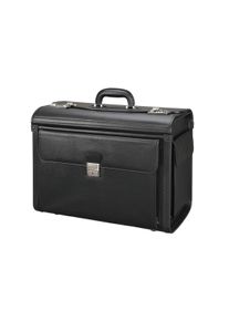 Alassio Herren Pilotenkoffer "Vicenza", schwarz, Kunstleder, Koffer
