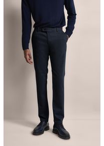 Bugatti Herren Chinohose, blau, casual, Gr. 40, unifarben, 53% Baumwolle, 29% Polyester, 16% Viskose, 2% Elasthan, Hosen, aus elastischer Baumwolle