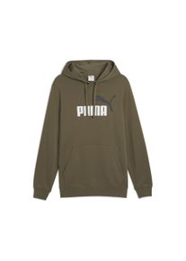 Puma Herren Hoodie "Essentials 2 Colour No. 1 Logo Hoodie Herren", grün, Gr. XL, Obermaterial: 68% Baumwolle, 32% Polyester; Kapuzenfutter: 100%