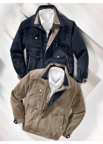 Marco Donati Herren Blouson, beige, Gr. 50, unifarben, 100% Polyester, Jacken