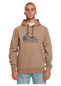 Quiksilver Herren Hoodie "Big Logo", beige, Gr. S, [Hauptstoff] 80% Baumwolle, 20% Polyester, Sweatshirts