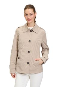 Gil Bret Damen Sommerjacke "Gil Bret Sommerjacke mit Kragen", braun, klassisch, Gr. 42, Obermaterial: 54% Polyamid, 46% Polyester. Futter: 100%
