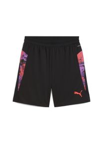 Puma Herren Sporthose "IndividualCUP Fußballshorts Herren", schwarz, Gr. XS, bedruckt, Obermaterial: 100% Polyester; Taschenfutter: 100% Polyester;
