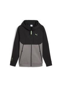 Puma Herren Sweatjacke "PumaTECH Hoodie mit durchgehendem Reißverschluss Herren", grau, Gr. XXL, Obermaterial: 23% Polyester, 77% Baumwolle;