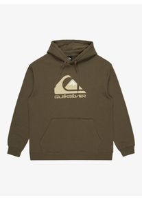 Quiksilver Herren Hoodie "Big Logo", braun, Gr. S, 80% Baumwolle, 20% Polyester, Sweatshirts