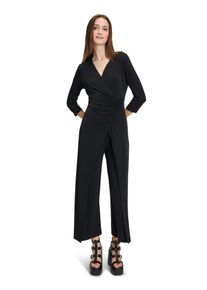 Cartoon Damen Overall "Cartoon Jumpsuit mit weitem Bein", schwarz, modisch, Gr. 34, Obermaterial: 95% Polyester, 05% Elasthan., Overalls, Design