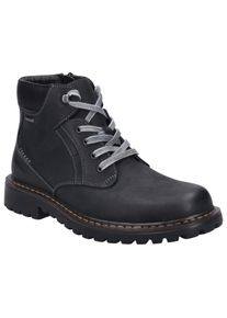 Josef Seibel Herren Winterstiefel "Chance 39", Gr. 46, schwarz, Leder, casual, Schuhe, Hiking Boots, Trekking Boot, Komfortschuh in Weite G