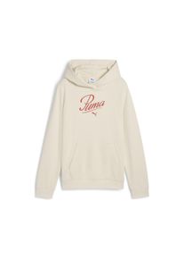 Puma Kinder Hoodie "Essentials Script Hoodie Mädchen", weiß, Gr. 140, Obermaterial: 68% Baumwolle, 32% Polyester; Kapuzenfutter: 100% Baumwolle;