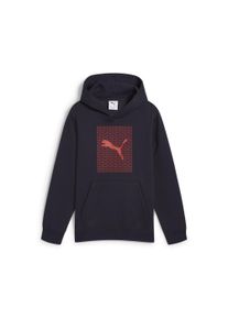 Puma Kinder Hoodie "Essentials Logo Lab Hoodie Jungen", blau, Gr. 128, 40% Baumwolle, 34% Polyester, 26% Baumwolle, Sweatshirts