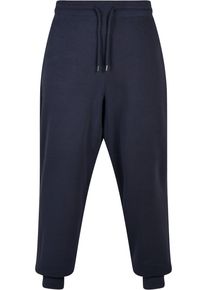 Urban Classics Herren Stoffhose "Urban Classics Herren Basic Sweatpants", blau, Gr. M, unifarben, 80% Baumwolle, 20% Polyester, Hosen