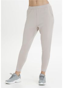 ENDURANCE ATHLECIA ATHLECIA Damen Sweathose "Aoma", beige, sportlich, Gr. 40, unifarben, 51% Polyester, 44% Modal, 5% Elasthan, Hosen, mit atmungsaktiver Eigenschaft