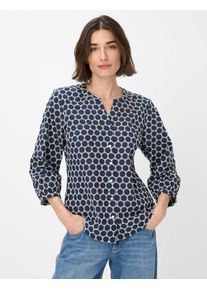 Brax Damen Shirtbluse "Style VELIA", blau, Gr. 38, 100% Baumwolle, Blusen