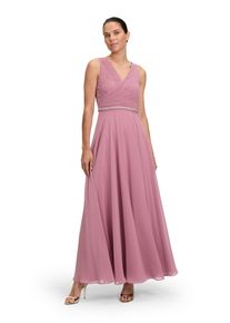 Vera Mont Damen Abendkleid "Vera Mont Abendkleid mit Plissee", rosa, Gr. 42, Chiffon, Obermaterial: 100% Polyester. Futter: 100% Polyester., Kleider,