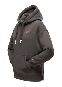 Navahoo Damen Kapuzensweatshirt "Goldfee", grau, casual, Gr. M, Sweatware, Obermaterial: 50% Baumwolle, 50% Polyester, Wattierung: 100% Polyester,