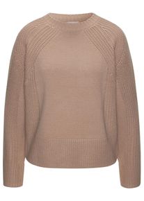 Lascana Damen Strickpullover, braun, modisch, Gr. 32, Rippstrick, Obermaterial: 45% Polyacryl, 35% Polyamid, 20% Polyester, Pullover, mit
