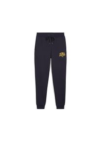 Puma Herren Sporthose "Puma Class Jogginghose Herren", blau, Gr. XXL, bedruckt, 68% Baumwolle, 32% Polyester, Hosen