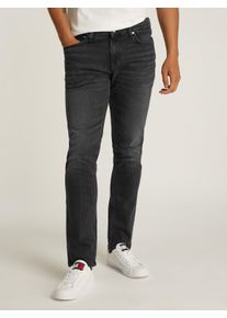 Tommy Jeans Herren Slim-fit-Jeans "Scanton Slim Denim", schwarz, casual, Gr. 36, unifarben, Denim/Jeans, Obermaterial: 99% Baumwolle, 1% Elasthan,