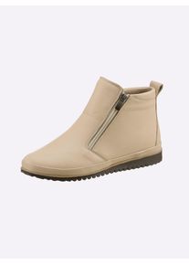 Andrea Conti Damen Stiefelette, Gr. 42, beige, Leder, Glattleder, Rindsleder, sportlich, Schuhe