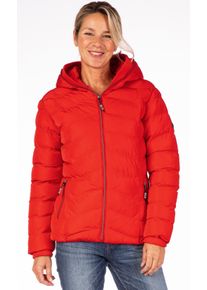 LPO Damen Steppjacke "GILMOUR MELVILLE II Women", rot, sportlich, Gr. 38, 100% Polyester, Jacken, auch in Großen Größen erhältlich