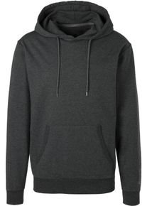 Herren Hoodie, BENCH. LOUNGEWEAR, Gr. 44, grau, Sweatware, Obermaterial: 60% Baumwolle, 40% Polyester, unifarben, Basic, Sweatshirts, Langarm,