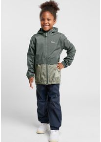 Jack Wolfskin Kinder Regenjacke "RAINY DAYS 2L JKT K", grün, Gr. 92, OBERSTOFF: 100% POLYAMID Futter: 100% POLYESTER, Jacken