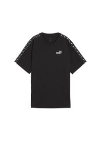 Puma Damen T-Shirt "ESS TAPE Relaxed Fit T-Shirt Damen", schwarz, Gr. L, Obermaterial: 100% Baumwolle; Rippe: 20% Polyester, 80% Baumwolle, Shirts