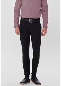 Only & Sons ONLY & SONS Herren Chinohose "ONSMARK SLIM GW 0209 PANT NOOS", schwarz, modisch, Gr. 30, unifarben, Web, Obermaterial: 76% Polyester, 20% Viskose, 4%