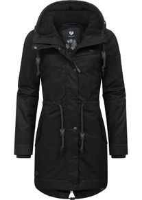 Ragwear Damen Winterjacke "YM-Canny", schwarz, casual, Gr. XL, Außenmaterial: 65% Polyester, 35% Baumwolle, Innenfutter: 100% Polyester, Wattierung: