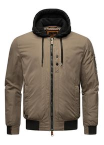 STONE HARBOUR Herren Bomberjacke "Hoobo", braun, modisch, Gr. XL, Material: 100% Polyester, Jacken, Stylische Herren Fliegerjacke mit abnehmbarer