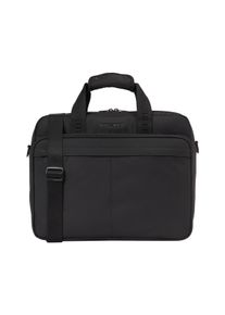 Tommy Hilfiger Damen Laptoptasche "TH REPREVE COMPUTER BAG", schwarz, Textil, Lederimitat, Taschen, Unisex Geschäftstasche, Henkeltasche mit