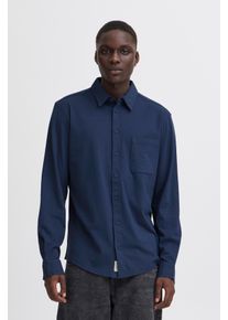 Blend Herren Langarmhemd "BHALO JERSEY SHIRT - NOOS", blau, modisch, Gr. XXXL, Web, Obermaterial: 96% Baumwolle, 4% Elasthan, Hemden