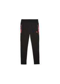 Puma Herren Sporthose "IndividualCUP Fußballhose Herren", schwarz, Gr. L, bedruckt, Obermaterial: 100% Polyester; Taschenfutter: 100% Polyester;