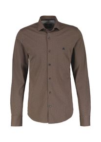 Lerros Herren Langarmhemd "Lerros Herren Jerseyhemd mit Haifischkragen", beige, Gr. S, 100% Baumwolle, Hemden