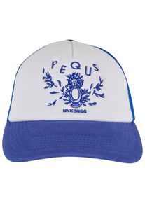 PEQUS Damen Trucker Cap "PEQUS PEQUS Mykonos Graphic Trucker Cap", blau, casual, 100% Kunststoff, Caps