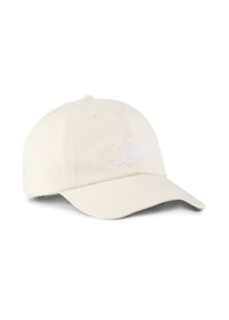 Puma Damen Flex Cap "ESS Script Logo Dad Cap Erwachsene", weiß, Gr. 1, unifarben, Obermaterial: 100% Baumwolle; Unter Schirm: 100% Baumwolle, Caps