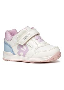 Geox Kinder Lauflernschuh "B RISHON GIRL", Gr. 24, bunt, Synthetik, Mesh, modisch, Schuhe, Klettschuh, Mädchenschuh mit feinem Glitzer und