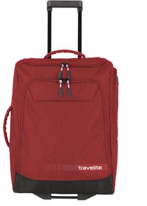 Travelite Weichgepäck-Trolley "KICK OFF, verschiedene Größen und Farben", rot, Polyester, unifarben, Koffer, Reisetasche Reisegepäck Reisekoffer