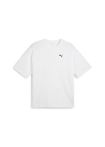 Puma Herren T-Shirt "WARDROBE ESS Oversized T-Shirt Herren", weiß, Gr. M, clean, Obermaterial: 100% Baumwolle; Rippe: 80% Baumwolle, 20% Polyester,